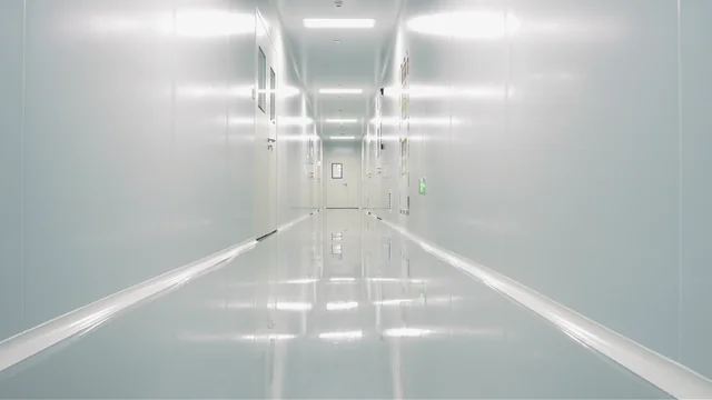 药光生物室内工作区域通道